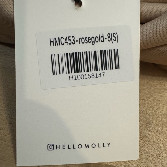 NWT Hello Molly Blind Your Eyes Dress in gold - Picture 13 of 13